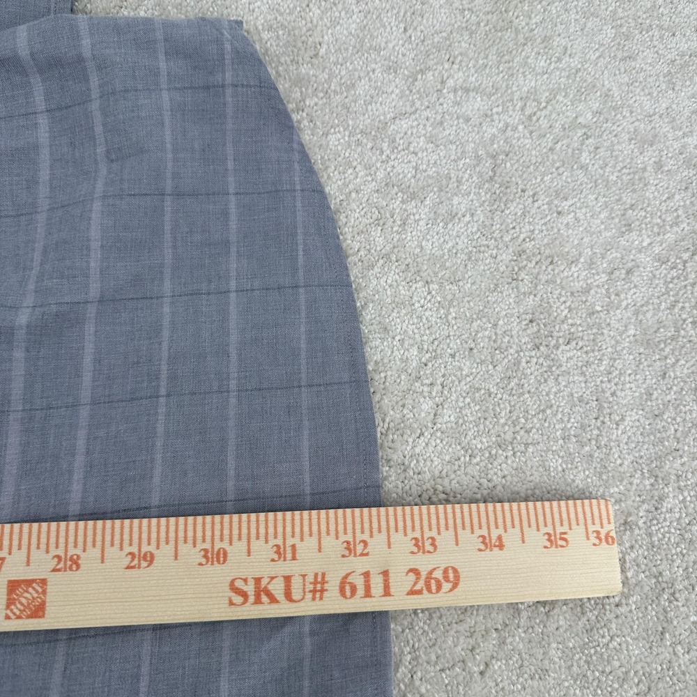 Tommy Bahama Shirt Mens 2XL Gray Plaid Stretch Button Up Long Sleeve Casual NEW - Picture 6 of 10